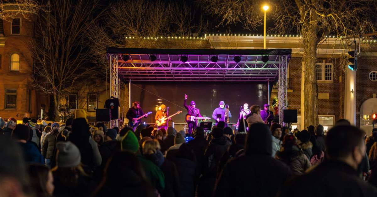 outdoor concert stage