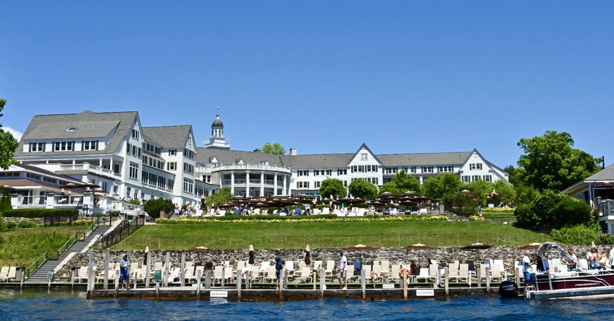 view of sagamore from the water