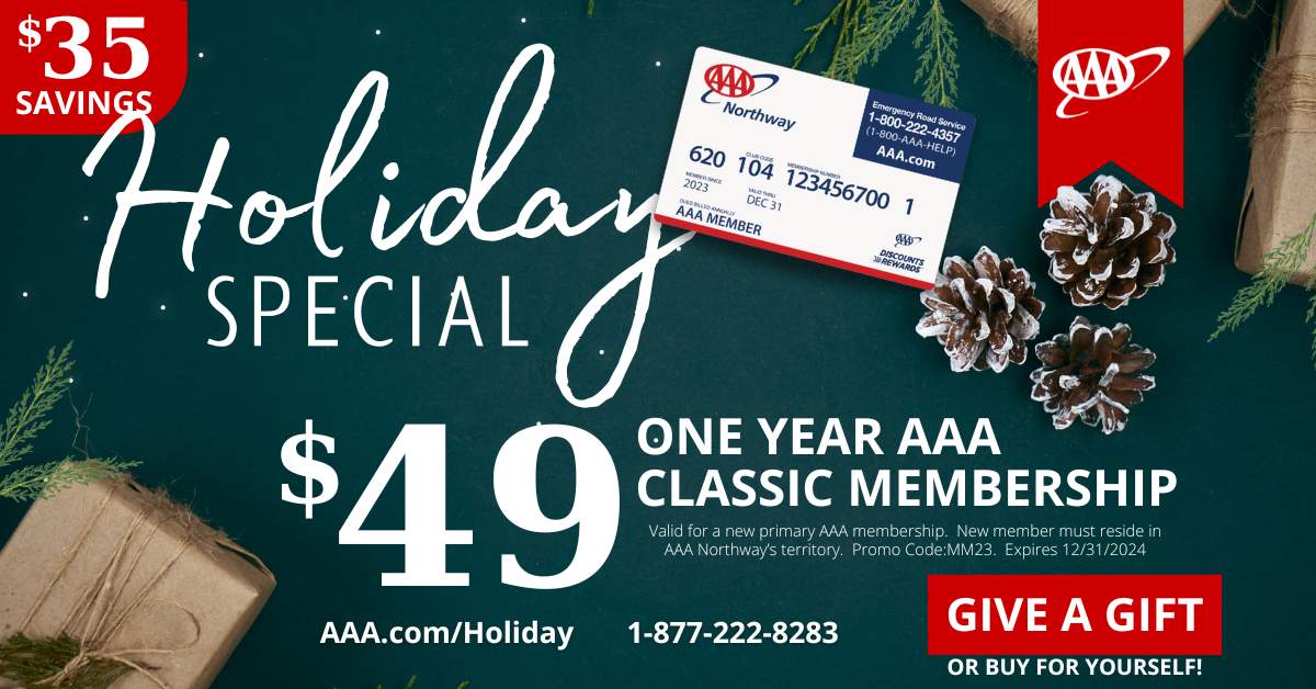 AAA Holiday Membership Promo Special