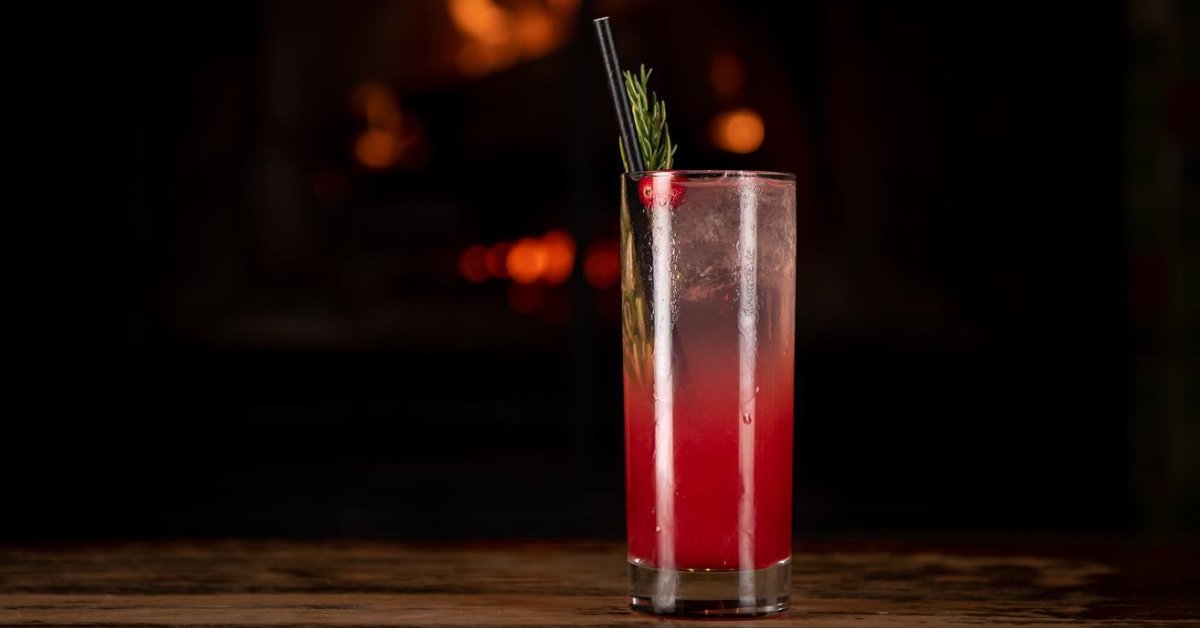 cranberry holiday cocktail