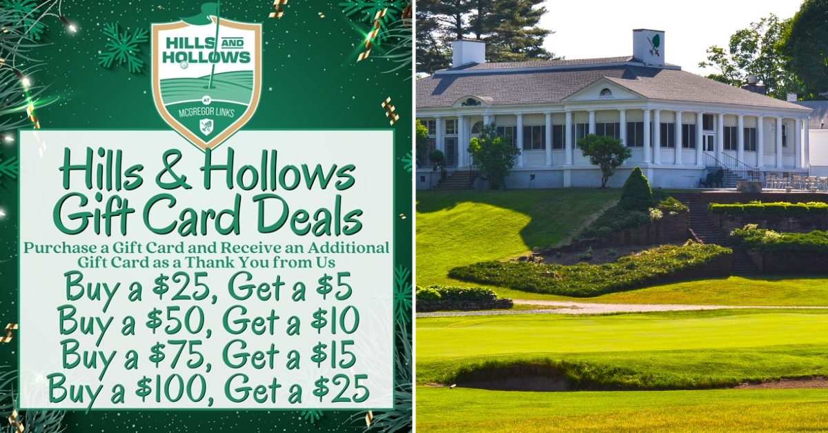 hills and hollows gift card promo and exterior building