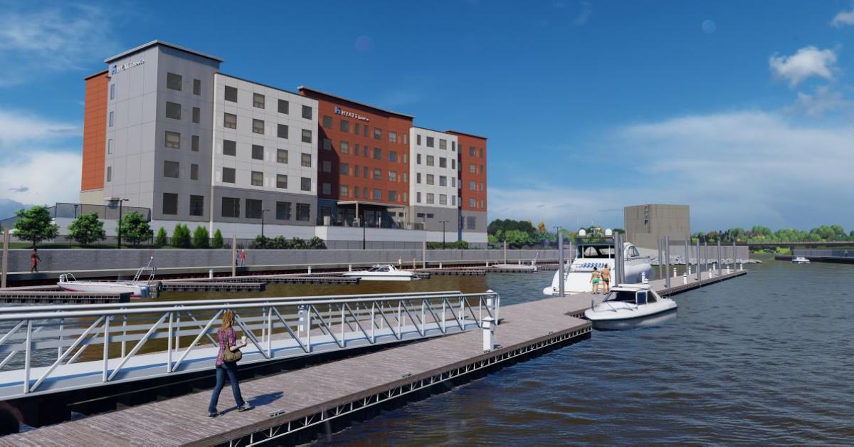 mohawk harbor hotel rendering