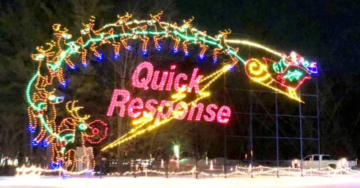 Quick Response Santa's Playland Holiday Display