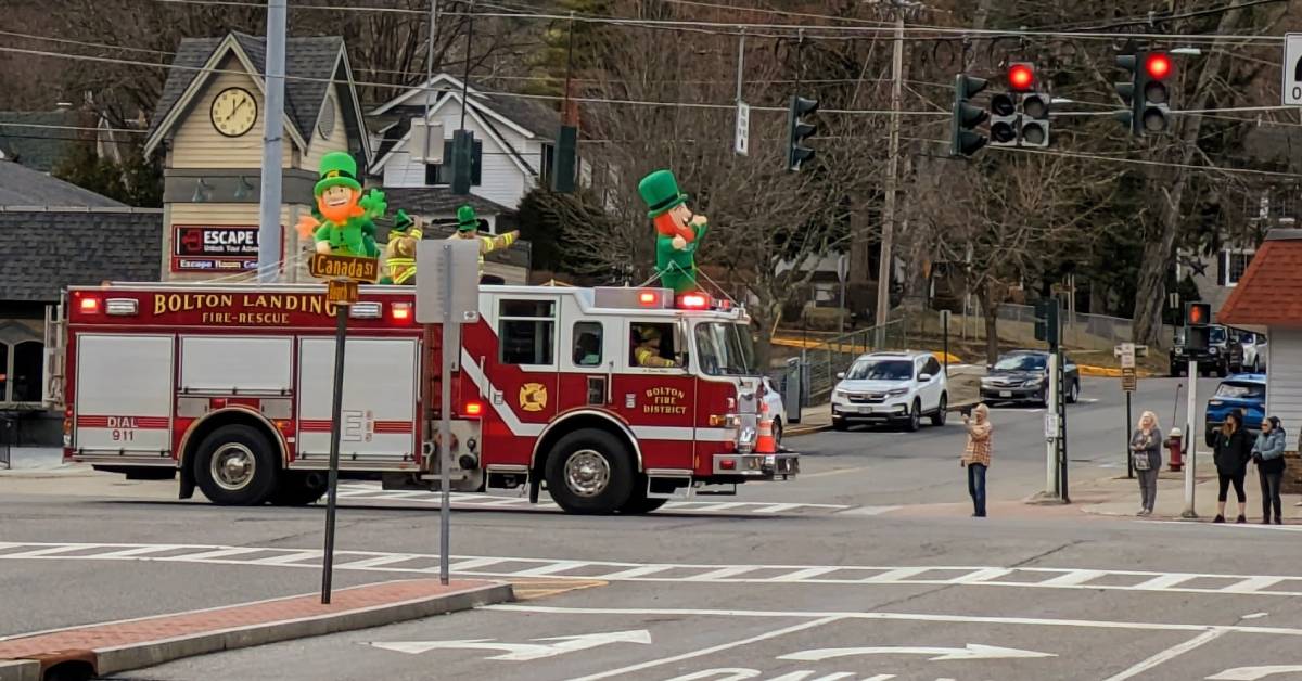 st patrick's day parade in lake george