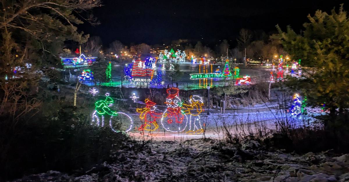 lights at the lake in lake george