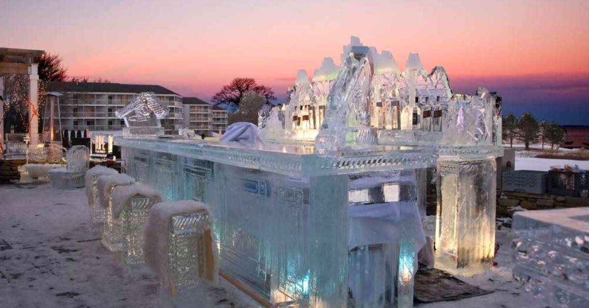 ice bar at sagamore