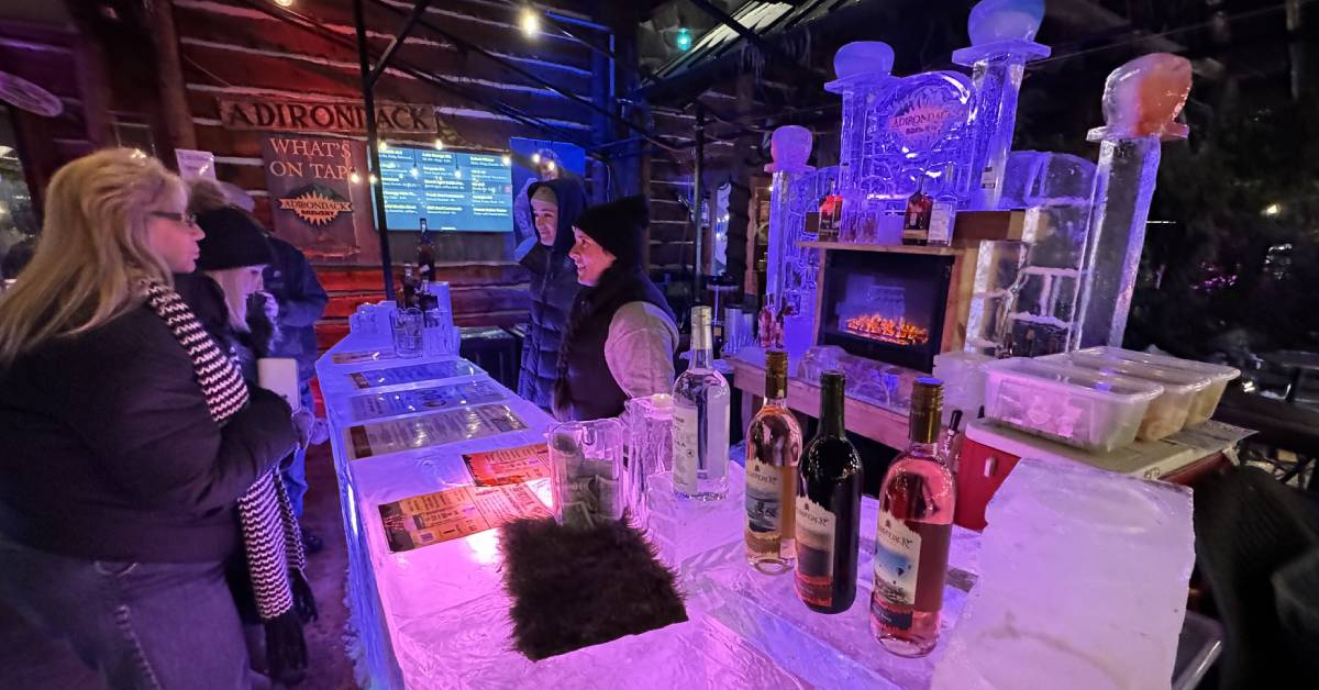 adirondack brewery ice bar