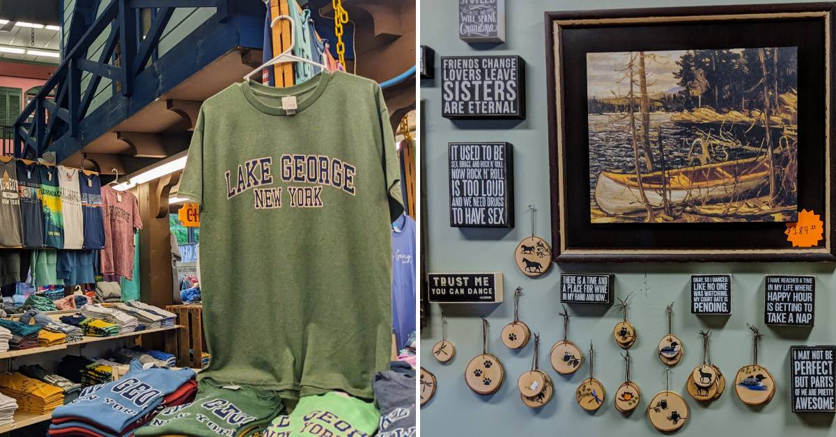 items in lake george stores