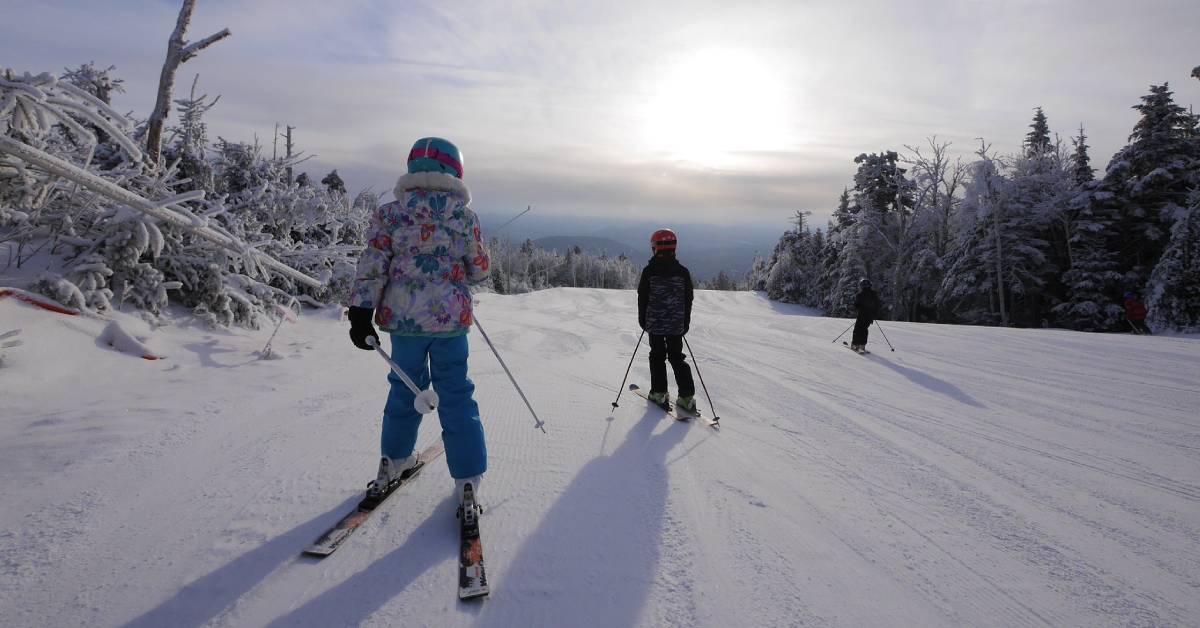 kids skiing at gore mountain