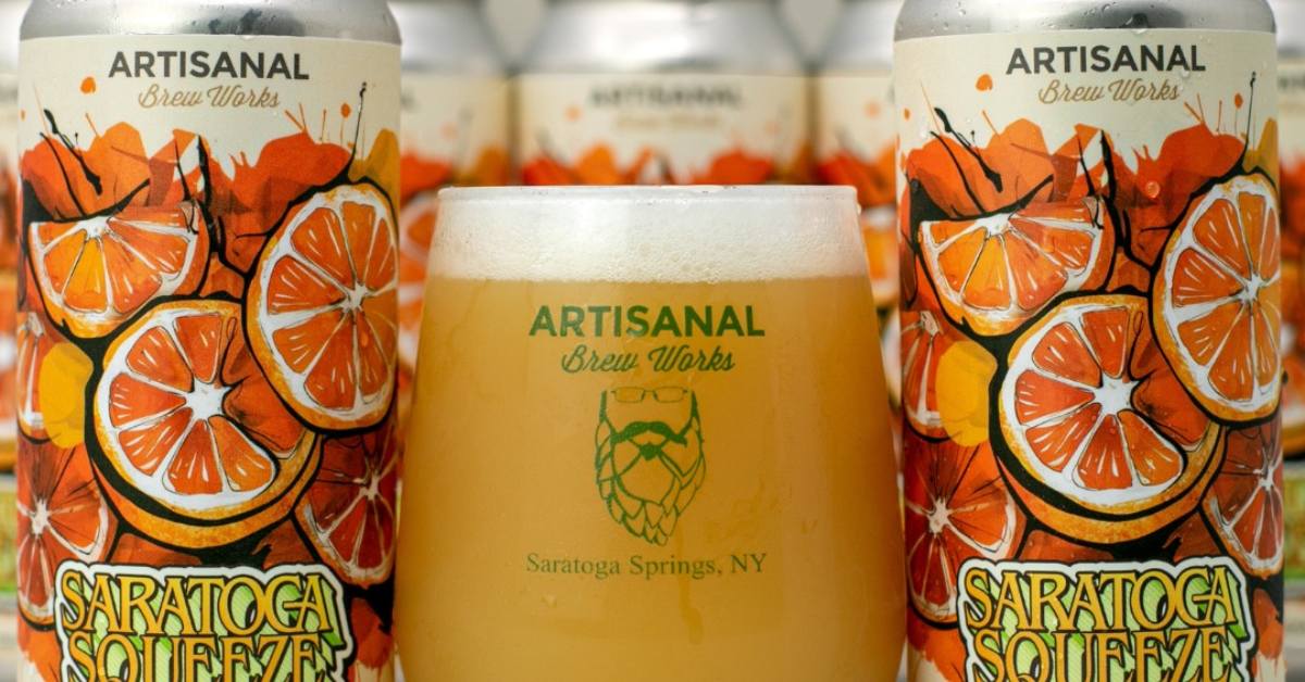 artisanal brew work beer with oranges