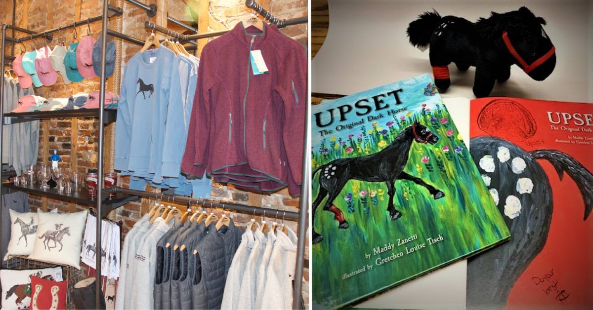 clothing and books from dark horse mercantile