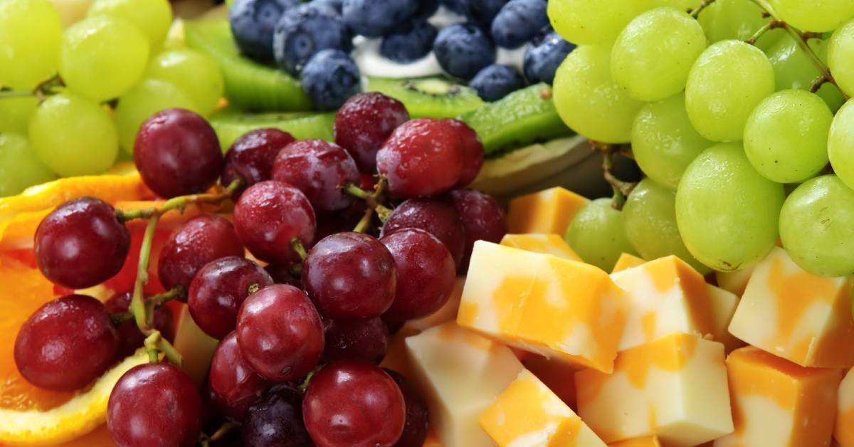 fruit and cheese