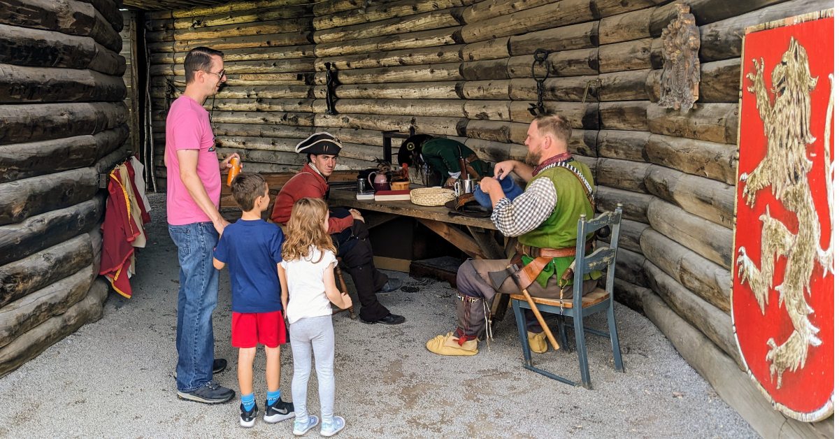 family at fort william henry museum