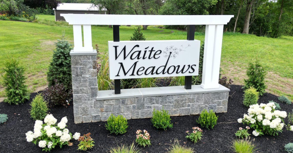 waite meadows sign