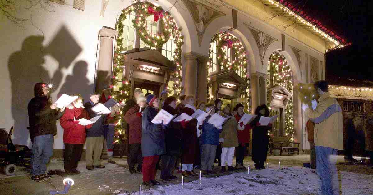 Carolers in saratoga