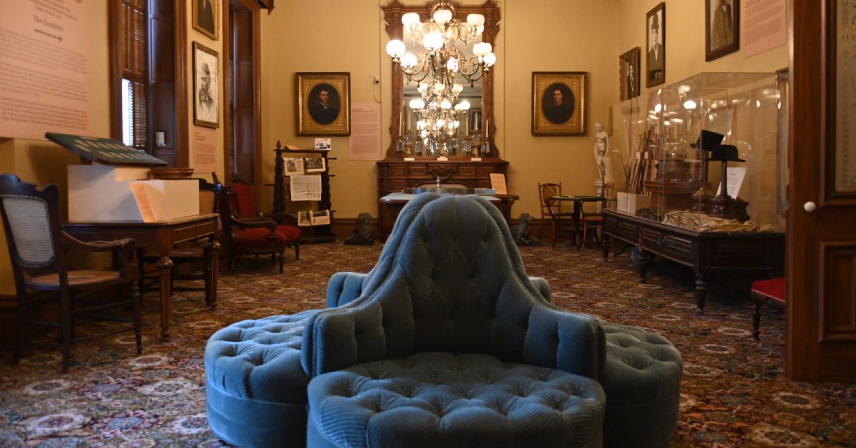 inside the saratoga springs history museum in canfield casino