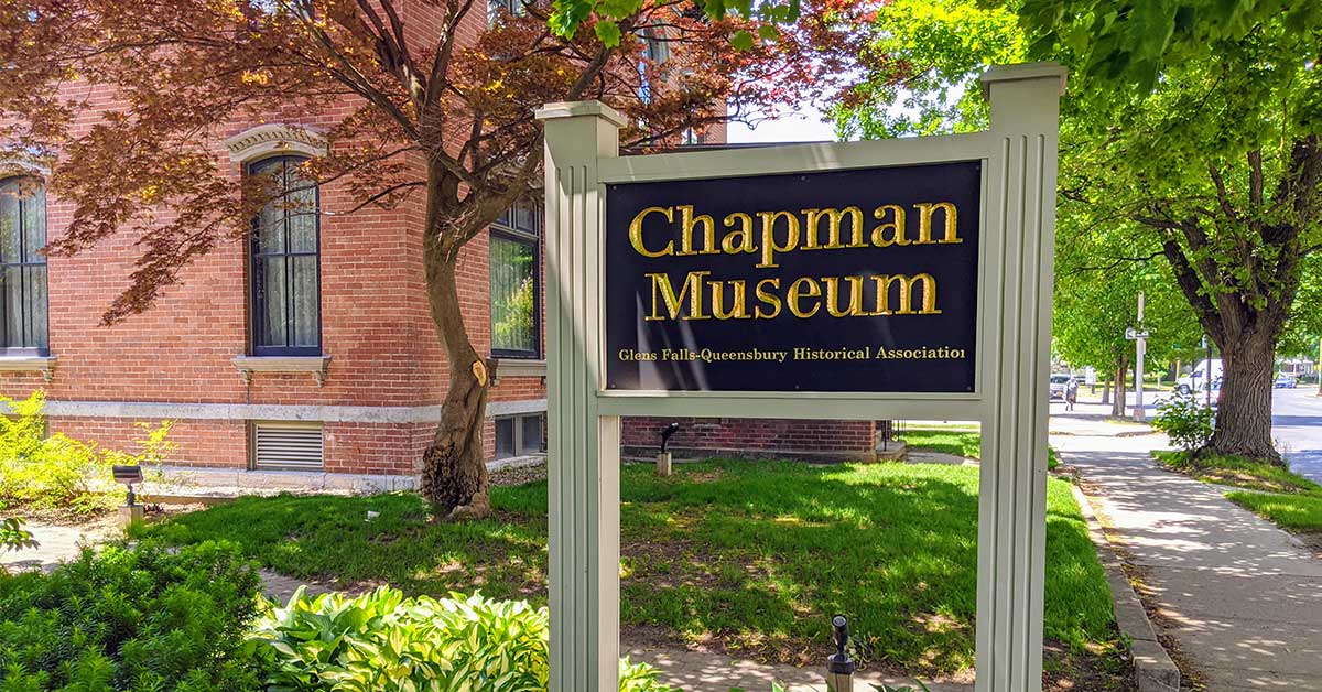 chapman museum sign outside a building