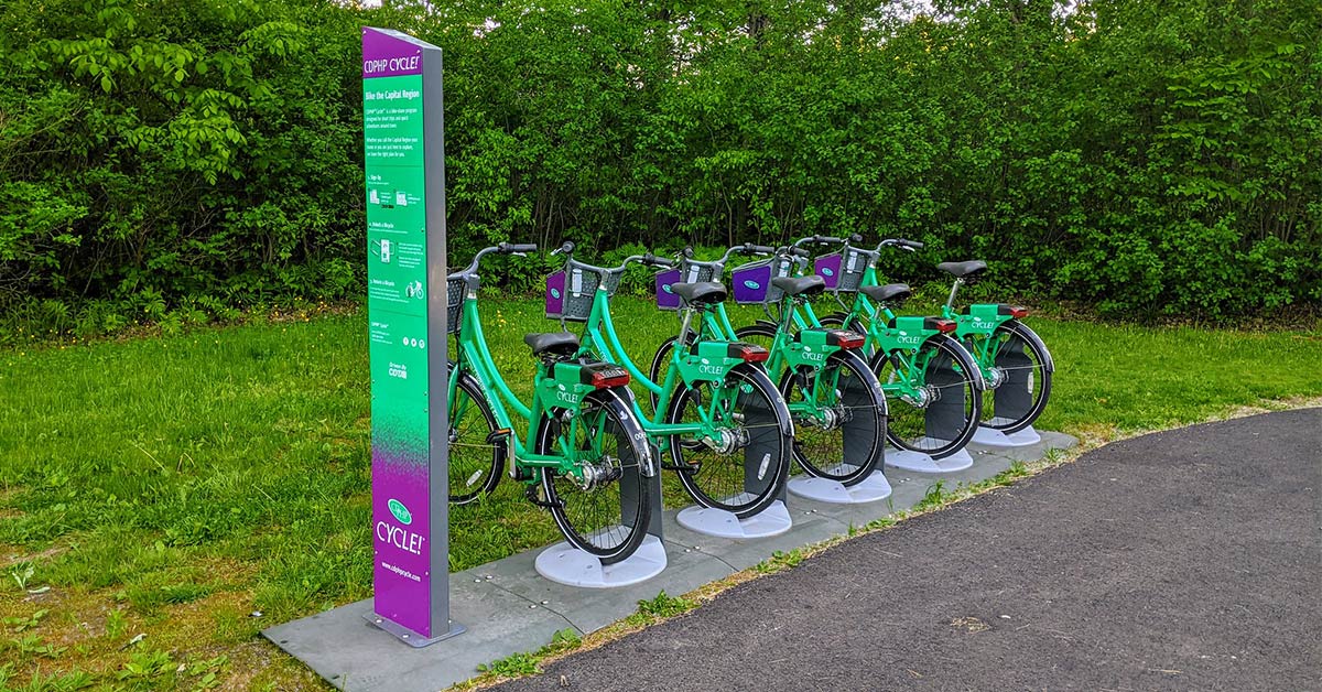 cdphp cycle bikes at a bike rack