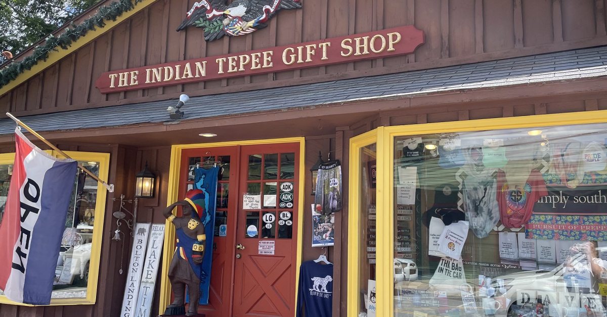 the indian tepee gift shop