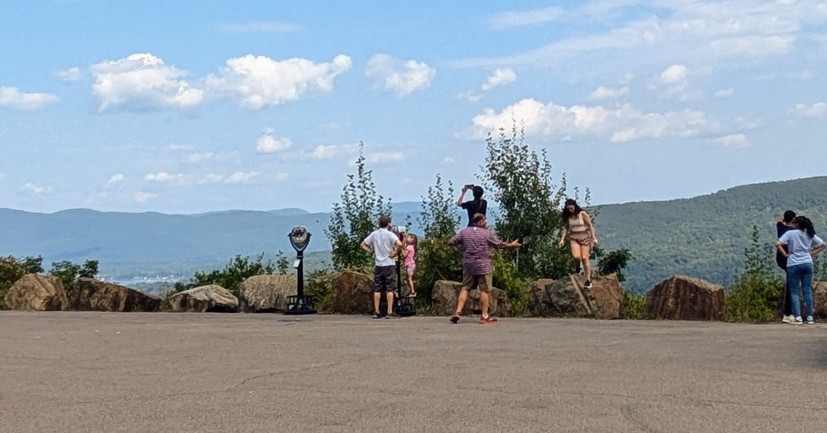 people at lookout at prospect mountain