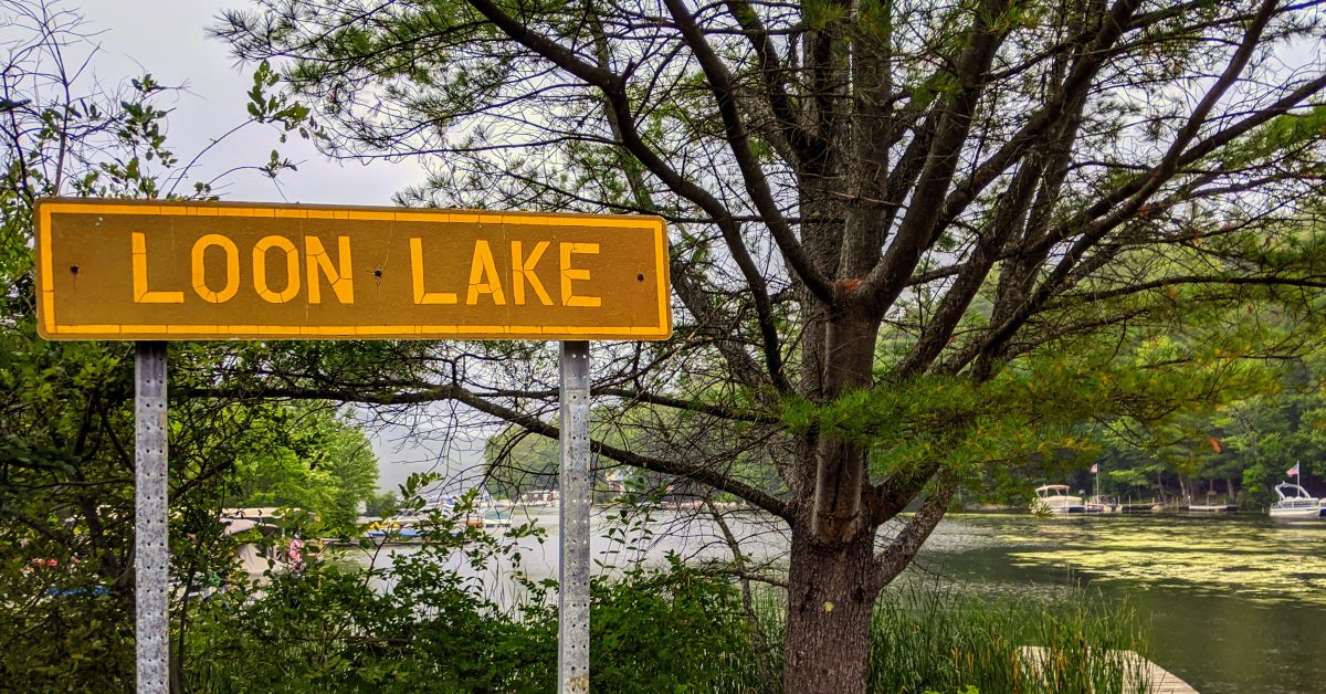 loon lake sign by loon lake