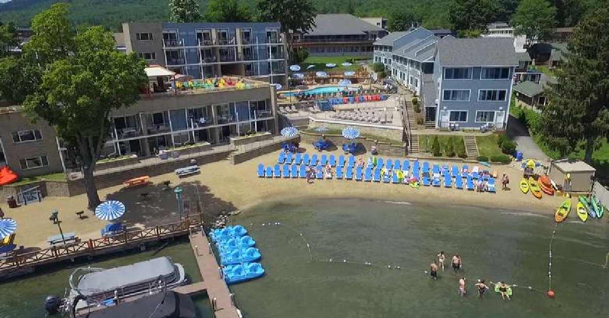 surfside on the lake aerial view