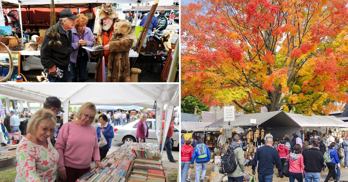 warrensburg garage sale, people and vendors