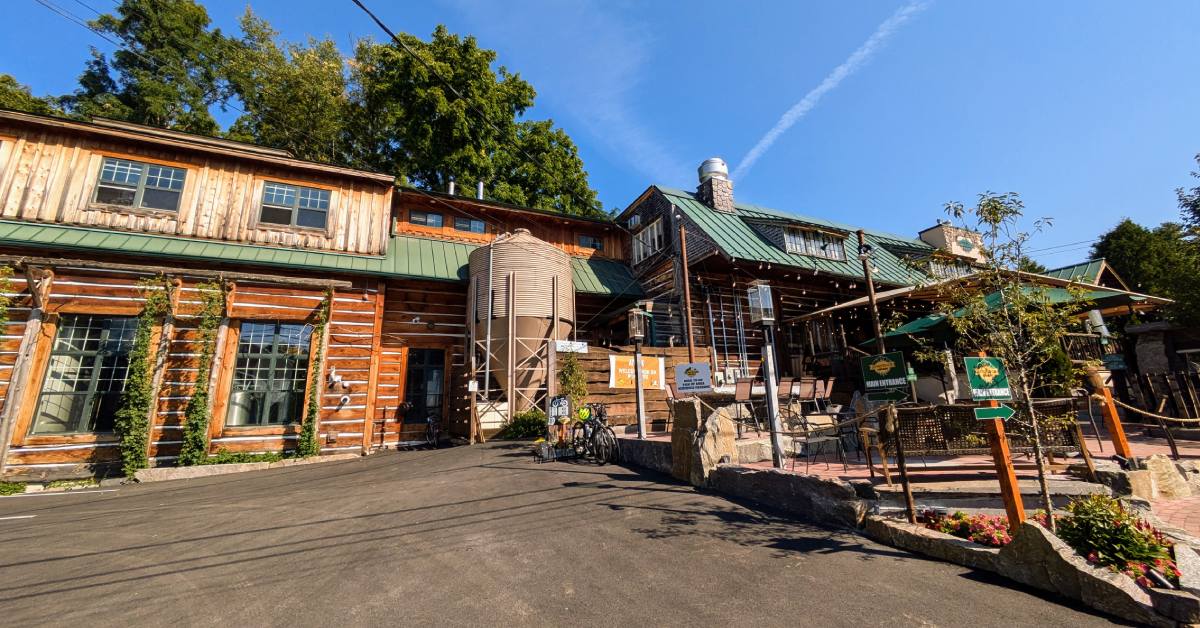 exterior adirondack brewery