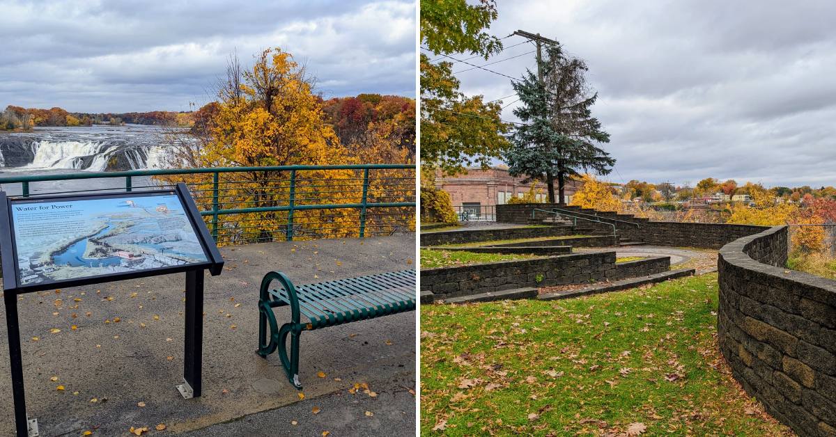 cohoes falls in the fall