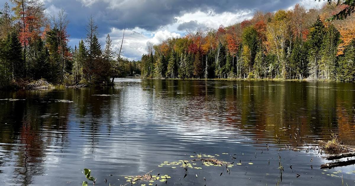 thirteenth lake in the fall