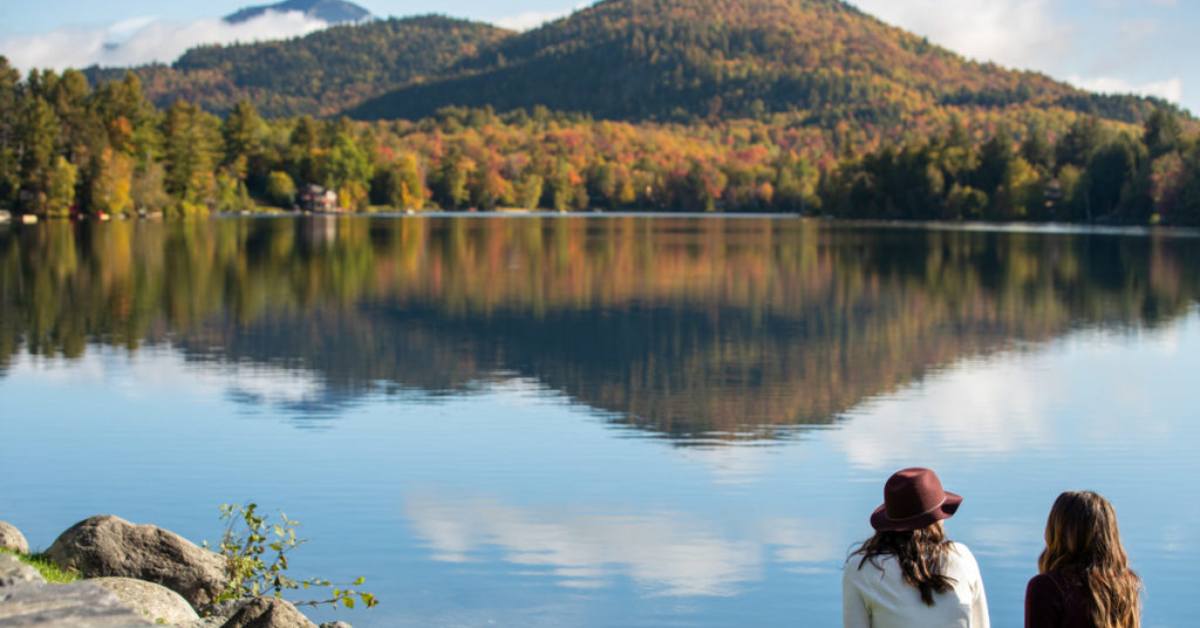 lake placid in the fall