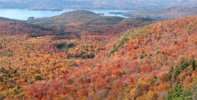 sleeping beauty mountain fall foliage