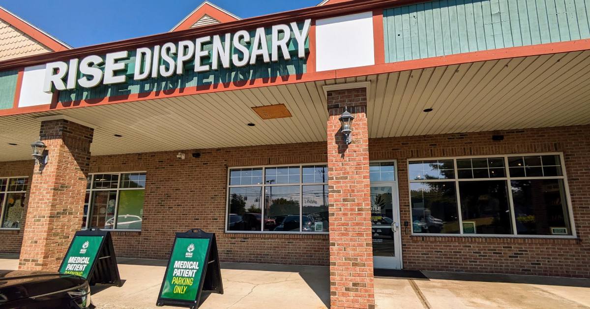 rise dispensary exterior