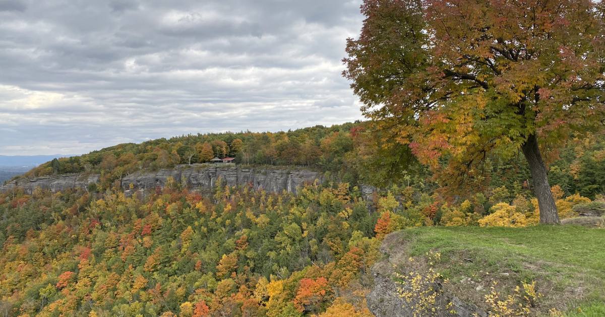 thacher park in the fall