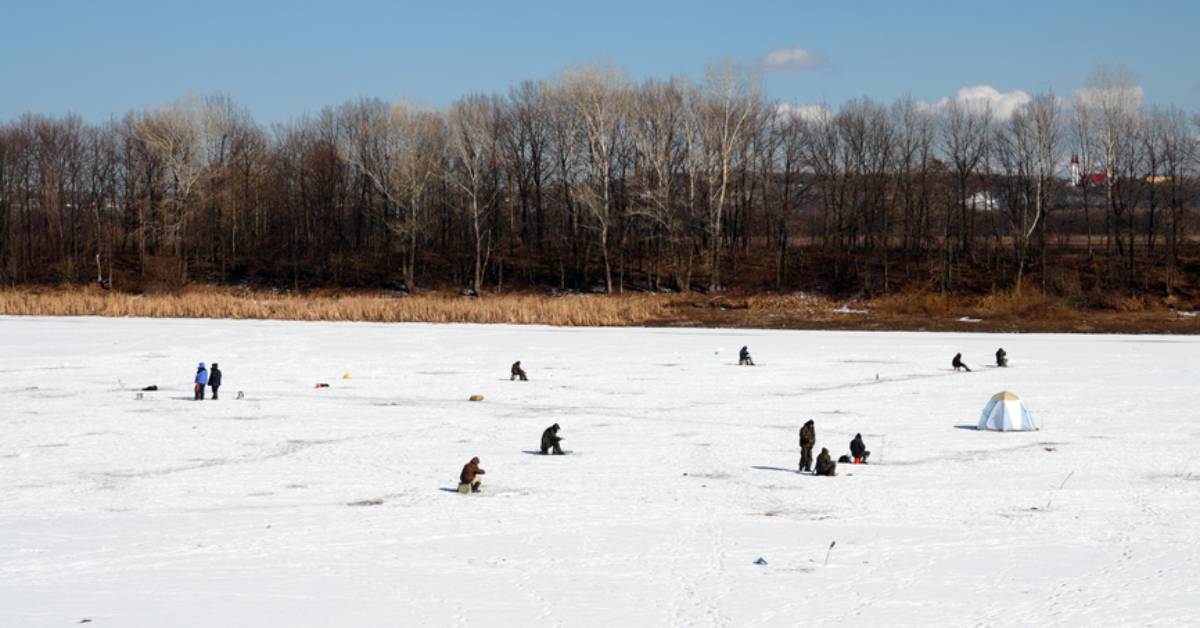 ice fishing