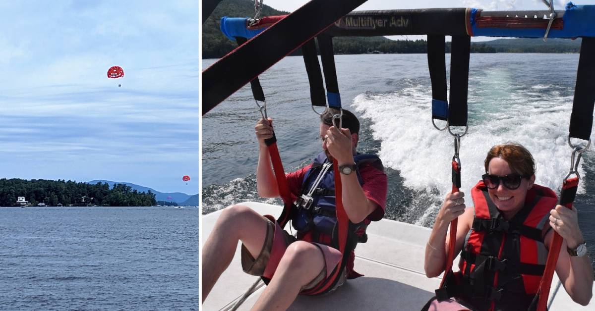 parasailing on lake george