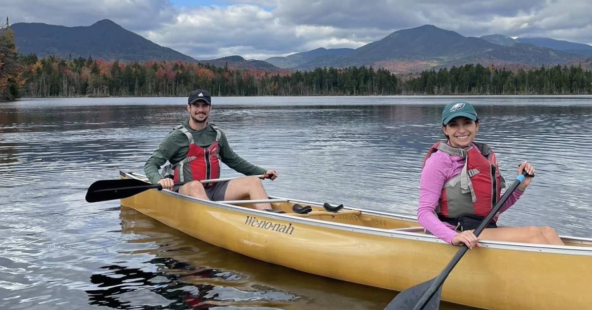 couple canoes