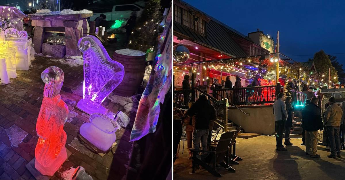 funky ice fest at adirondack brewery