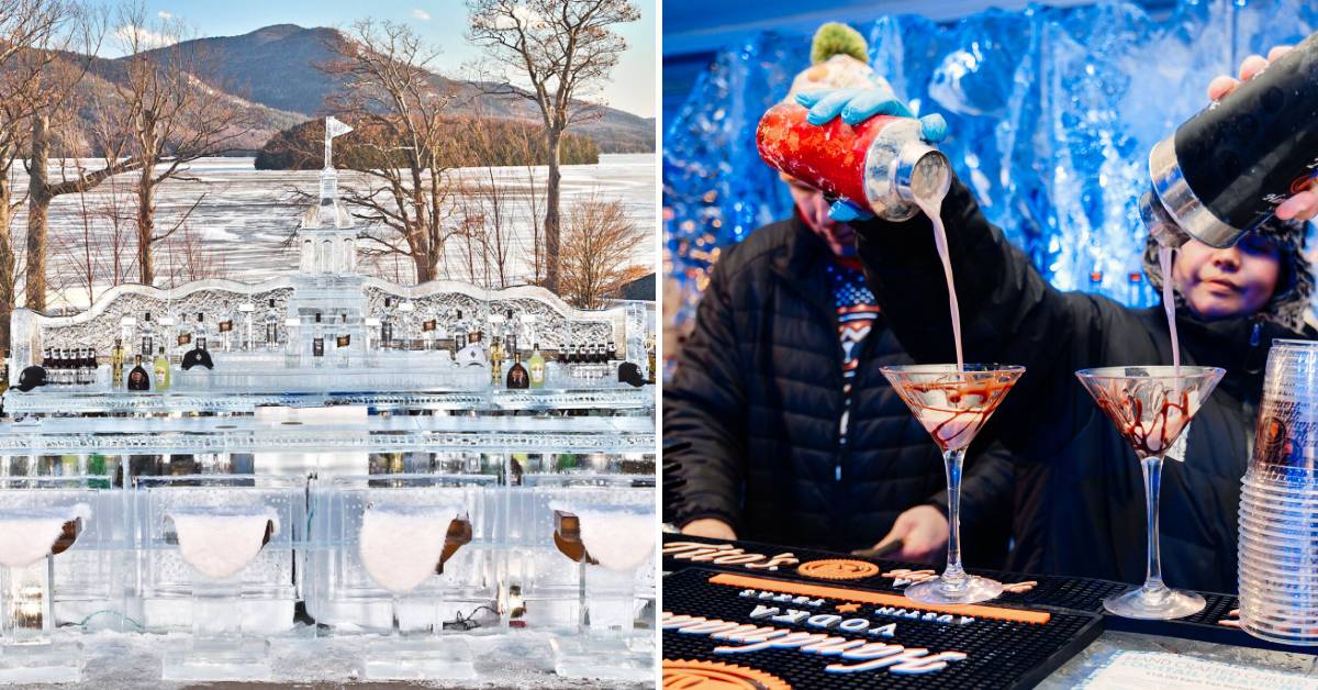 glacier ice bar at the sagamore resort