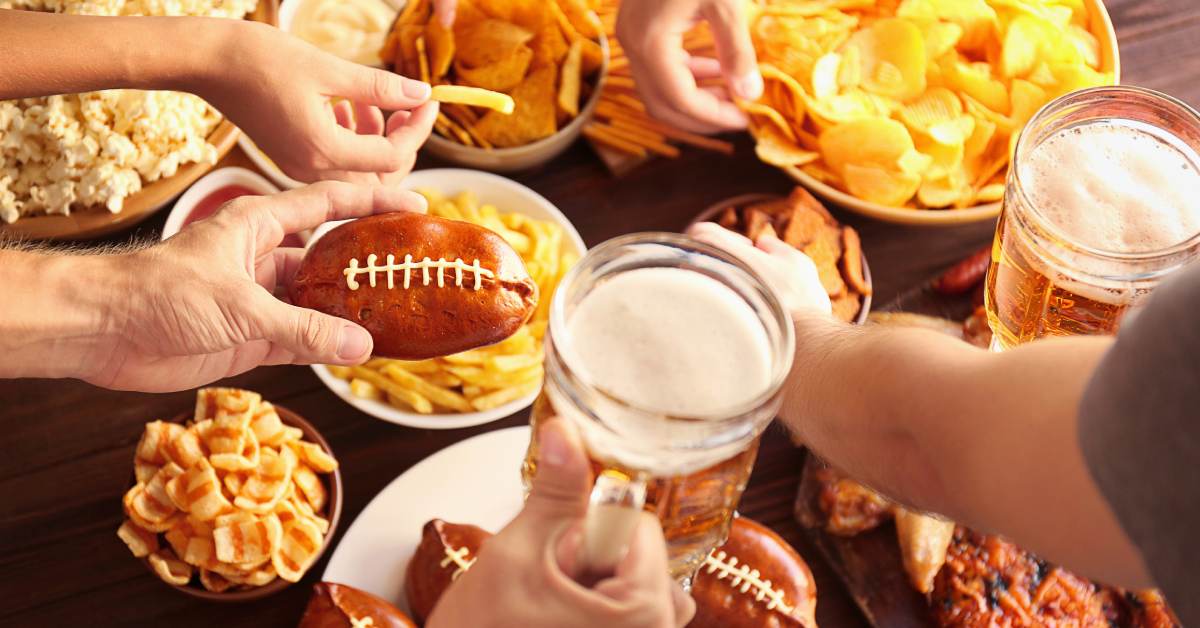 football snacks