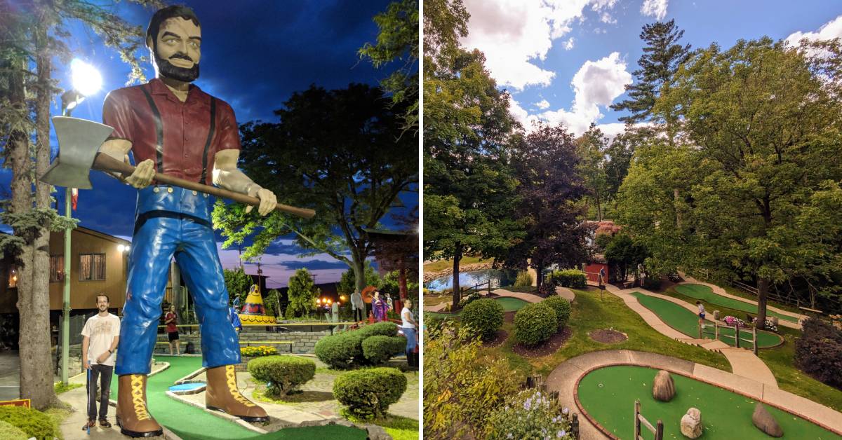 mini golf courses in lake george