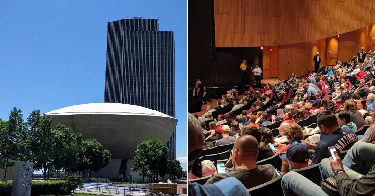 exterior and interior of the egg in albany