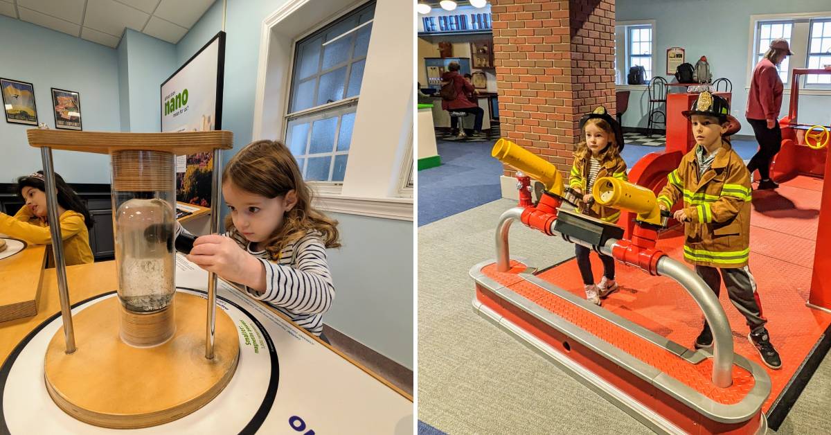 kids at the children's museum at saratoga