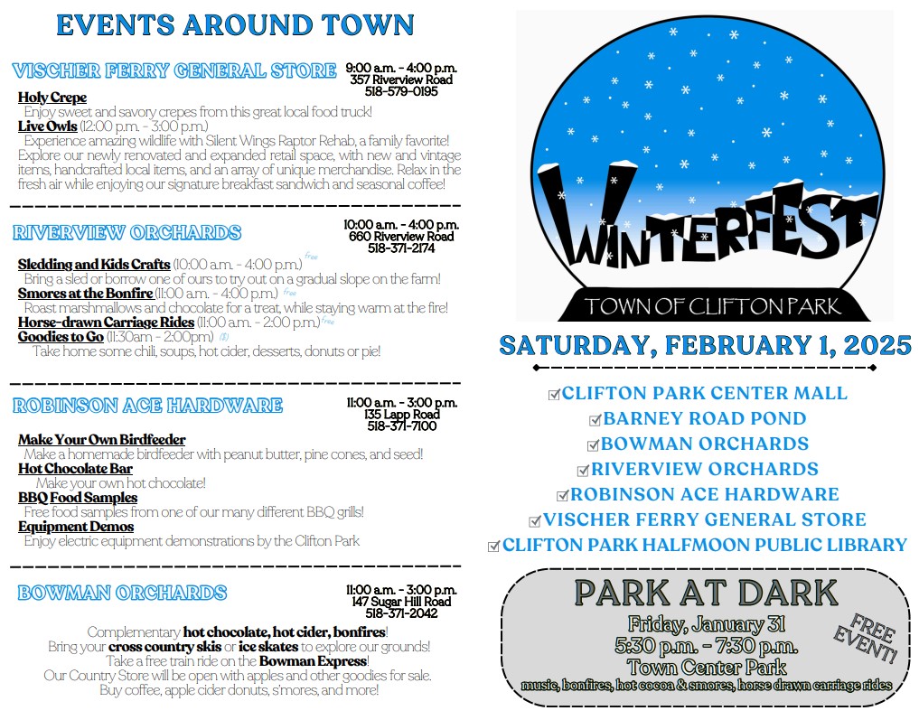 winterfest brochure