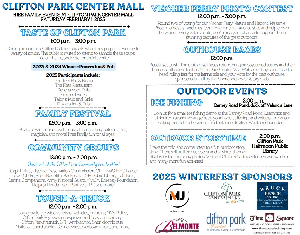 winterfest brochure