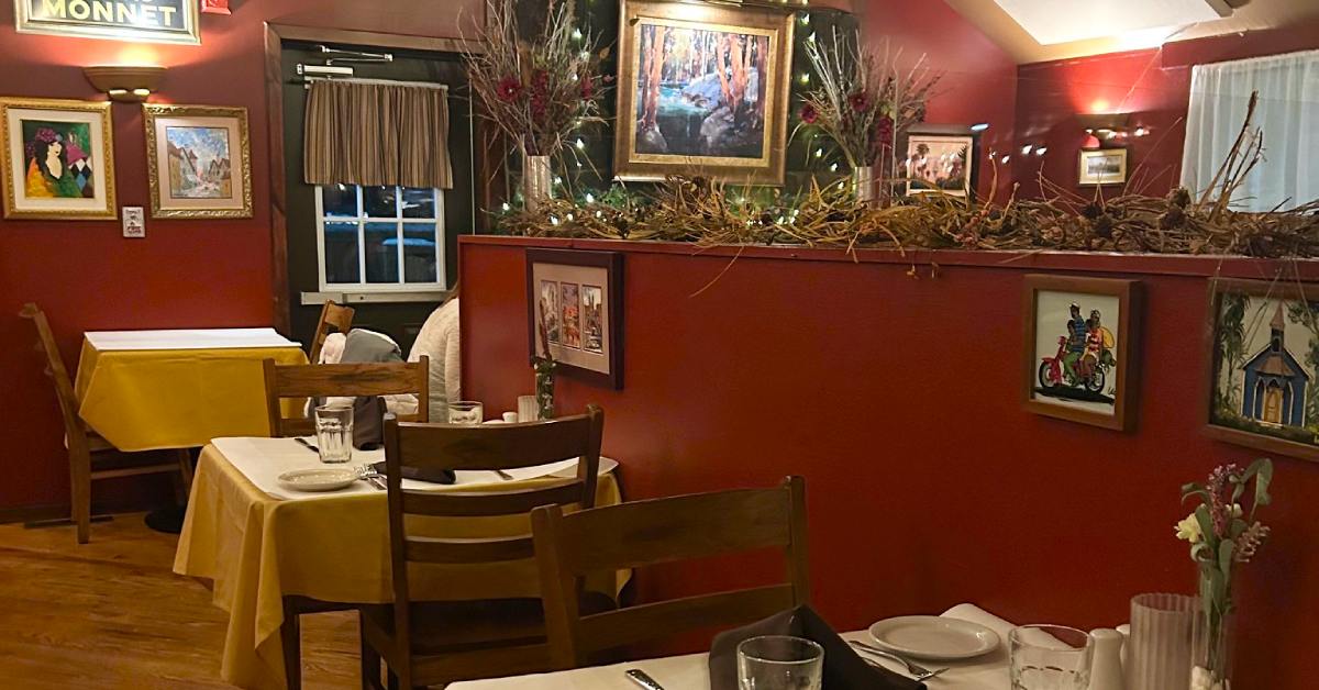 square tables inside a restaurant
