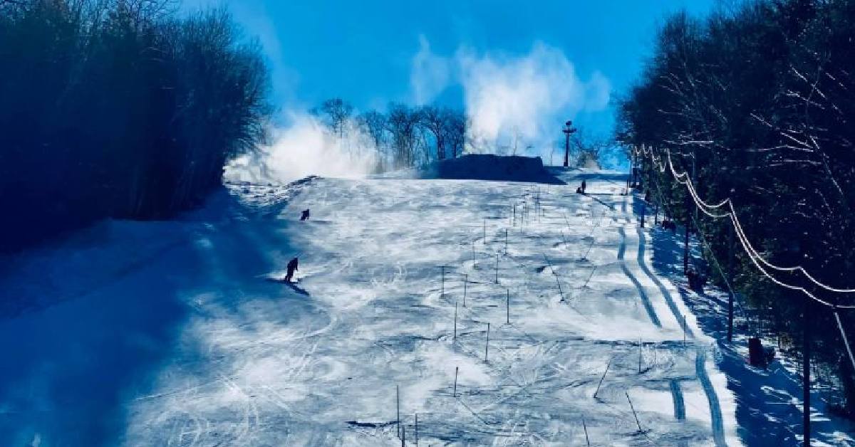 ski slope at West Mountain 