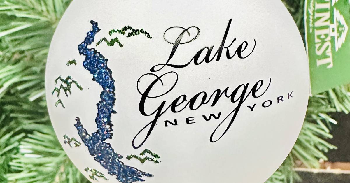 lake george new york ornament
