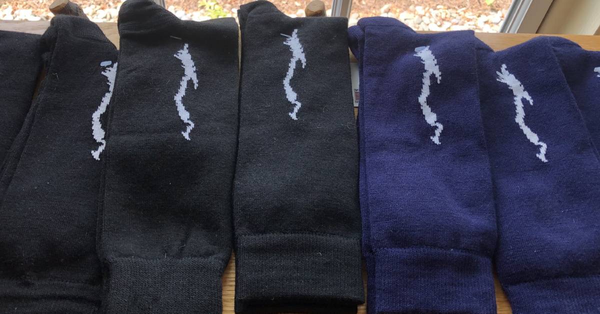 shape of lake george socks