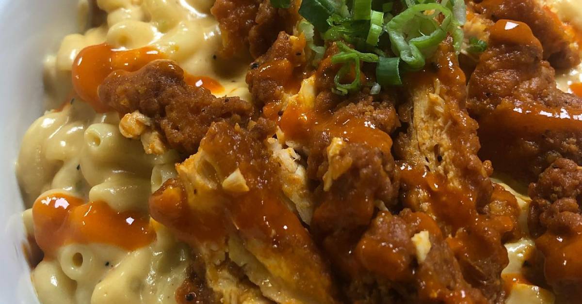 buffalo chicken mac and cheese